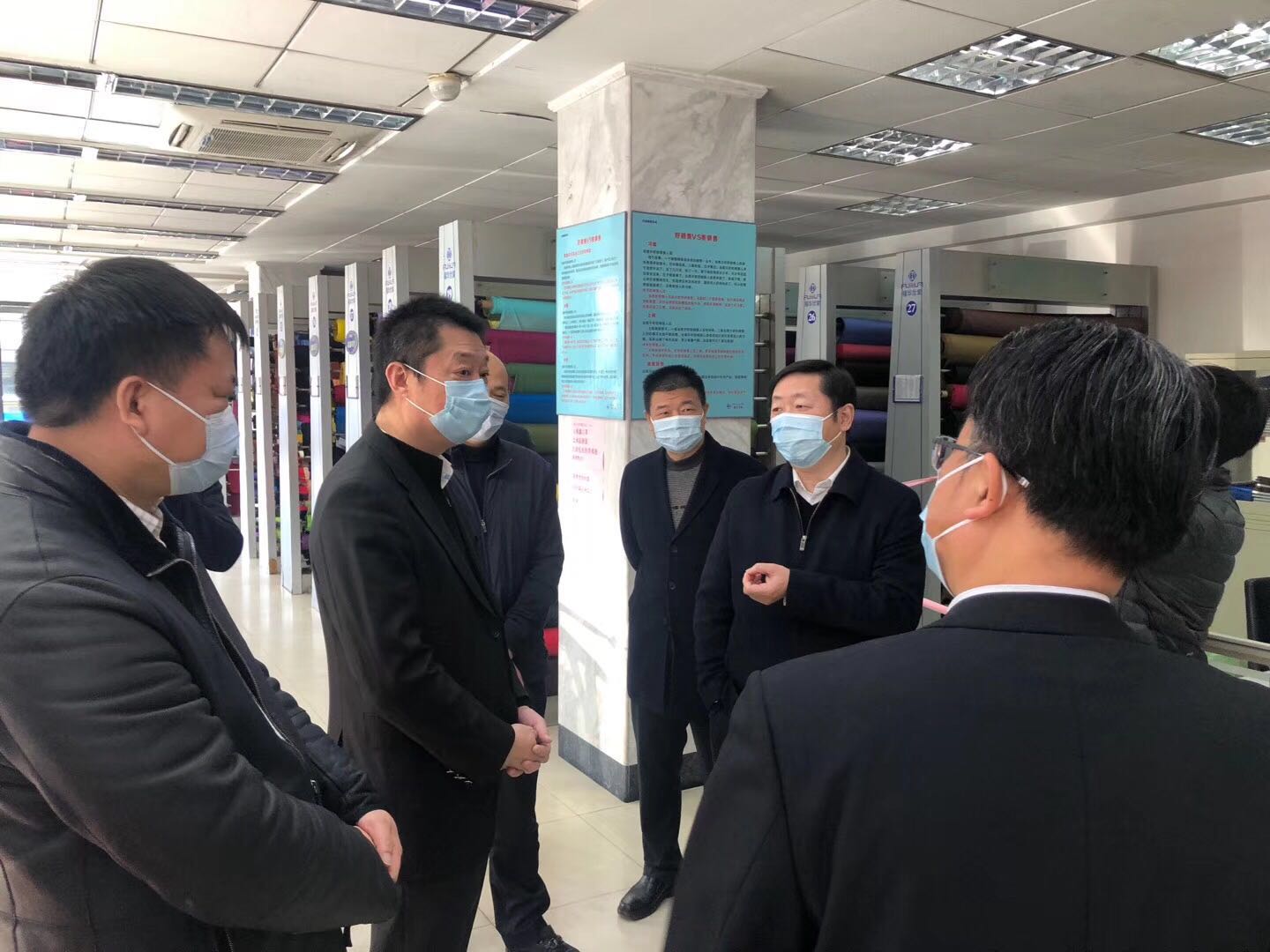 复工复产，，，，，，，，向导们来我司视察指导